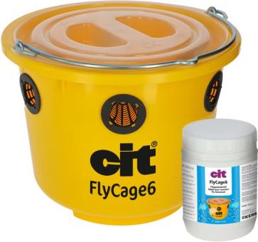 CIT Fliegenfalle FlyCage6 (KOMPLETT mit Lockstoff) Kerbl (299135) 