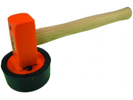 Verlegehammer stabile Ausführung Plattenlegehammer 1,5 Kg eckig/rund 1500 g 